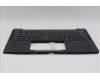 Lenovo 5M11U12147 C-Cover with keyboard, German, Black, Backlight, NFC, UK