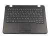 5N20L08632 original Lenovo keyboard incl. topcase DE (german) black/black