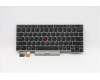 Lenovo 5N20V43616 Keyboard Internal, USA English, Backlight, Silver, US
