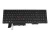 5N20W68264 original Lenovo keyboard DE (german) black/black with backlight and mouse-stick