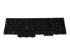 5N20W68275 original Lenovo keyboard CH (swiss) black/black matte with backlight and mouse-stick