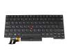 5N20X70347 original Lenovo keyboard UK (english) black/black with backlight and mouse-stick