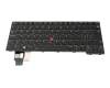 5N21D68097 original Lenovo keyboard SG (swiss-german) black/black with backlight and mouse-stick