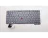 Lenovo 5N21D68316 Keyboard Internal, Danish, BackLight, Grey, UK