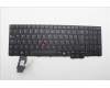 Lenovo 5N21M40187 Keyboard Internal, Norwegian, Black, Backlight, w/Number, UK
