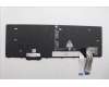 Lenovo 5N21M40212 Keyboard Internal, Czech/Slovak, Black, Backlight, w/Number, UK