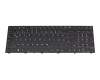6-23-RPC50-010 original Clevo keyboard DE (german) black/white/black matte with backlight