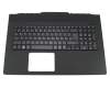 60MS7N1008 original Acer keyboard incl. topcase DE (german) black/black with backlight