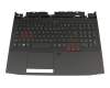 62504F14K201 original Acer keyboard incl. topcase DE (german) black/black with backlight