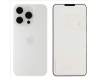 Apple 661-35701 Back Glass (Original) - White Titanium, Apple iPhone 15 Pro