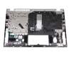 6B.AB1N2.014 original Acer keyboard incl. topcase DE (german) silver/silver with backlight