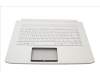 Acer 6B.C4HN1.022 COVER.UPPER.WHITE.W/KB.SWISS-GER.BL/ANT*2