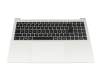 6B.D4SNI.003 original Acer keyboard incl. topcase DE (german) black/silver