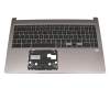 6B.HB1N7.011 original Acer keyboard incl. topcase DE (german) black/grey with backlight