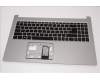 Acer 6B.HDGN7.052 COVER.UPPER.SILVER.W/KB.SWISS/G.BL