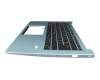 6B.HFEN1.008 original Acer keyboard incl. topcase DE (german) black/blue with backlight
