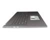 6B.J02N8.019 original Acer keyboard incl. topcase CH (swiss) grey/grey with backlight