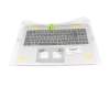 6B.J7WN2.014 original Acer keyboard incl. topcase DE (german) black/silver