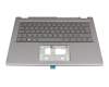 6B.KHKN7.011 original Acer keyboard incl. topcase DE (german) grey/grey with backlight