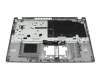 6B.KJ9N7.011 original Acer keyboard incl. topcase DE (german) silver/silver with backlight