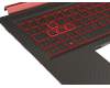 6B.Q3MN2.012 original Acer keyboard incl. topcase DE (german) black/red/black with backlight (Nvidia 1050)