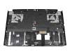 6B.QAUN2.014 original Acer keyboard incl. topcase DE (german) black/white/black with backlight (Connection cable 16mm)