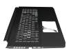 6B.QCHN2.014 original Acer keyboard incl. topcase DE (german) black/black with backlight