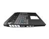 6B.QCPN7.011 original Acer keyboard incl. topcase DE (german) black/black with backlight