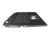 6B.QGWN2.014 original Acer keyboard incl. topcase DE (german) black/black with backlight