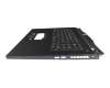 6B.QKRN7.011 original Acer keyboard incl. topcase DE (german) black/black with backlight