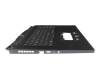 6B.QKRN7.011 original Acer keyboard incl. topcase DE (german) black/black with backlight