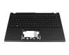 6B.QNAN7.011 original Acer keyboard incl. topcase DE (german) black/black with backlight