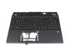 6B.QX2N7.011 original Acer keyboard incl. topcase DE (german) black/black with backlight
