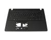 6B.VLTN7.026 original Acer keyboard incl. topcase CH (swiss) black/black with backlight