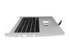 6BAUEN7019 original Acer keyboard incl. topcase CH (swiss) black/silver