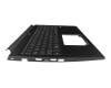 6BC4QN2012 original Acer keyboard incl. topcase DE (german) black/black with backlight