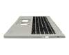 6BKBRN2014 original Acer keyboard incl. topcase DE (german) black/grey with backlight