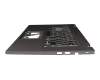 6BKCWN7009 original Acer keyboard incl. topcase DE (german) black/white/grey with backlight
