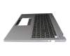 6BKFTN2014 original Acer keyboard incl. topcase DE (german) black/silver with backlight