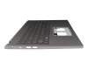6BKHFN2014 original Acer keyboard incl. topcase DE (german) grey/grey with backlight