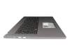 6BKHLN8023 original Acer keyboard incl. topcase DE (german) black/grey with backlight