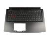 6BQ28N2011 original Acer keyboard incl. topcase DE (german) black/black with backlight