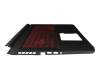 6BQAPN2015 original Acer keyboard incl. topcase CH (swiss) black/red/black with backlight