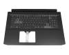 6BQCUN2014 original Acer keyboard incl. topcase DE (german) black/black with backlight