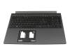 6BQHDN2015 original Acer keyboard incl. topcase CH (swiss) black/grey with backlight