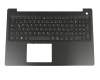 6RW8F original Dell keyboard incl. topcase DE (german) black/black