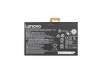 Battery 32.3Wh original suitable for Lenovo Yoga Book YB1-X91F (ZA160011DE)