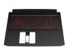 7024363600003 original Acer keyboard incl. topcase DE (german) black/black with backlight (GTX 1650)