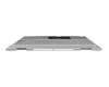 7116983700002 original HP keyboard incl. topcase DE (german) silver/silver with backlight (DSC)