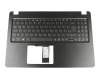71NGS1B034 original Compal keyboard incl. topcase DE (german) black/black with backlight